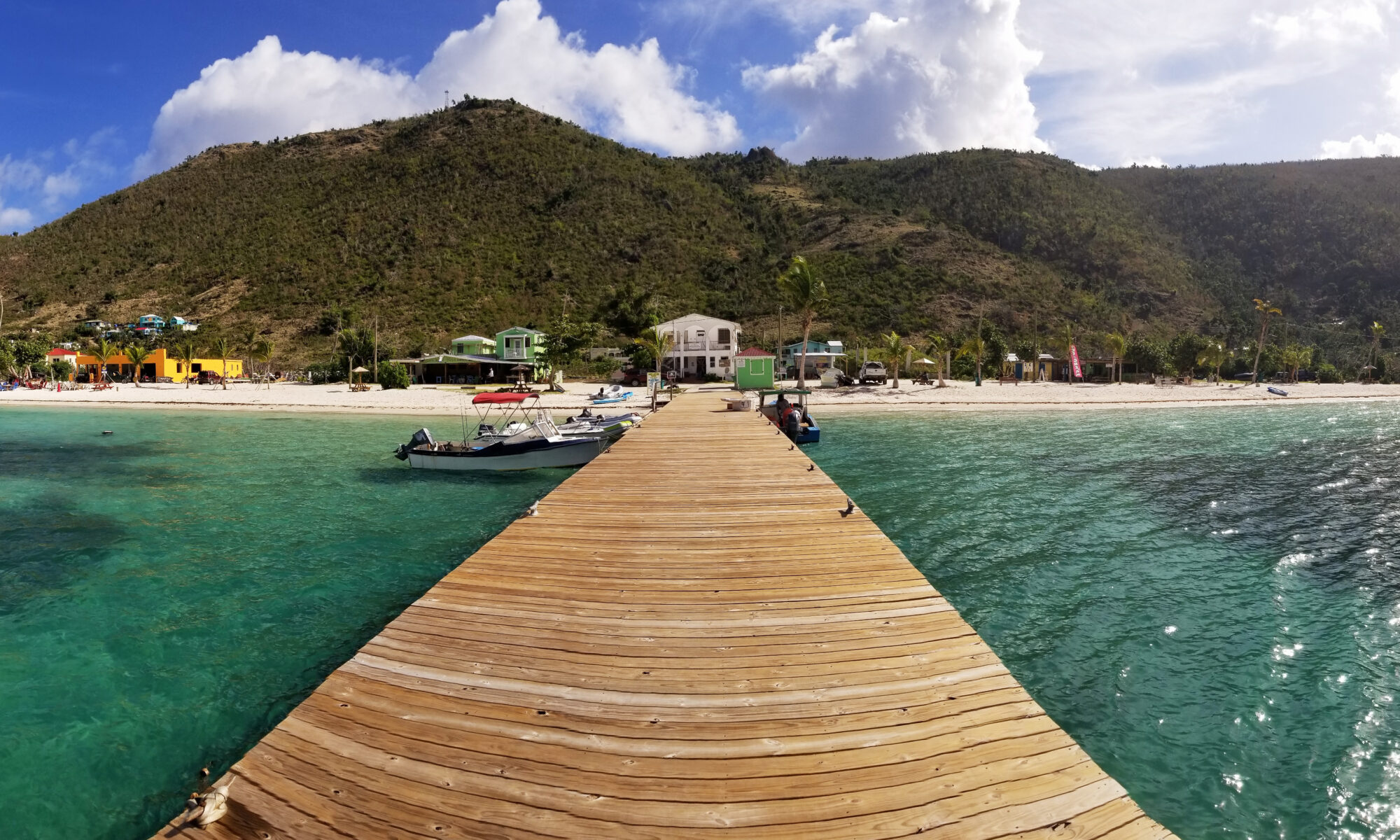 The Customs dock at Jost Van Dyke, British Virgin Islands